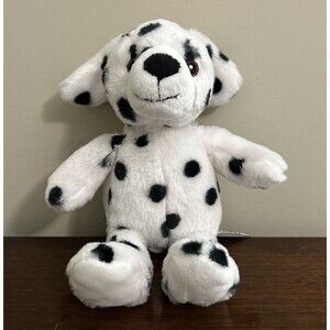 Zoovenir 2017 Dalmatian Puppy Dog Plush Black White Stuffed Animal 10"